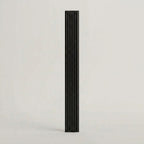 PVC Wall Grille Panel | 108 x 6.5 Inches | Black