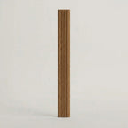 PVC Wall Grille Panel | 108 x 6.5 Inches | Oak