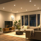 6" LED Slim Recessed Panel Light | Dimmable Pot Light | 5 CCT Options