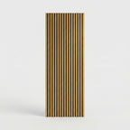 Acoustic Slatted Wood Wall Panel | 2×9 Ft | Teak