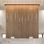 Acoustic Slatted Wood Wall Panel | 2×9 Ft | Light Oak